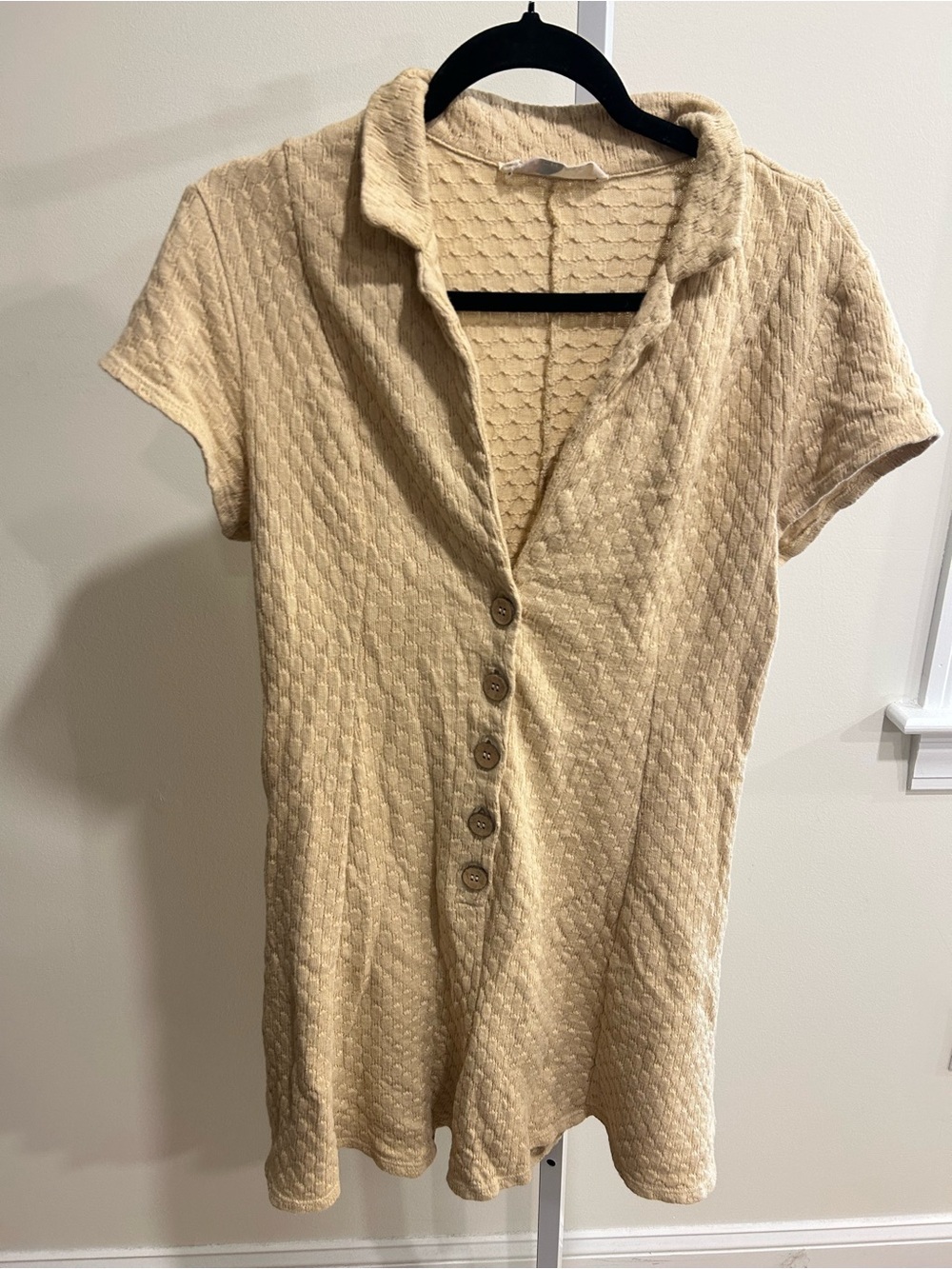 Free People Beach Tan Romper - Picture 2 of 4